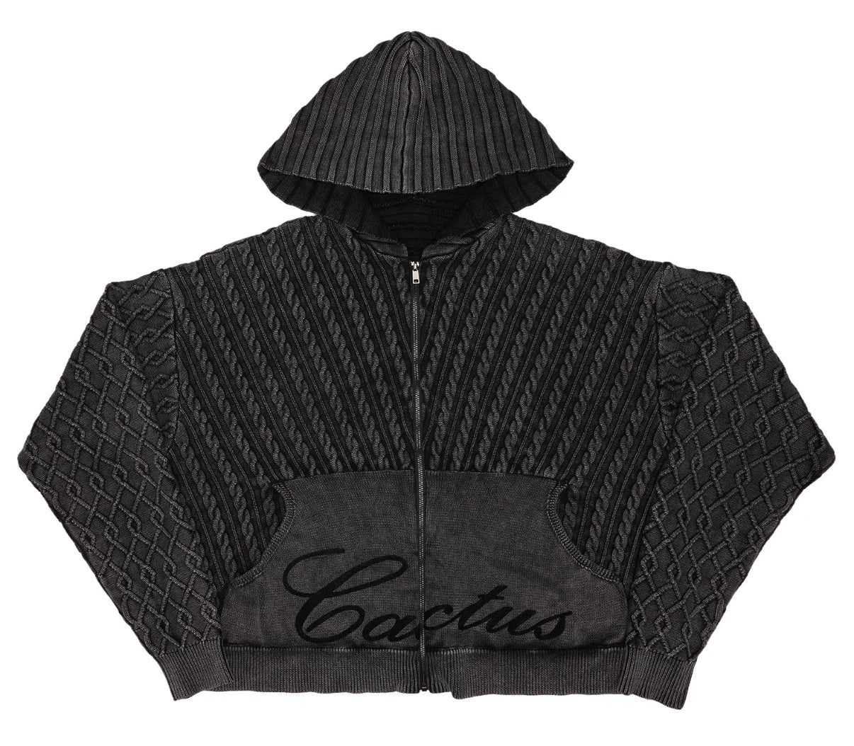 AZVA Chain Knit Hoodie