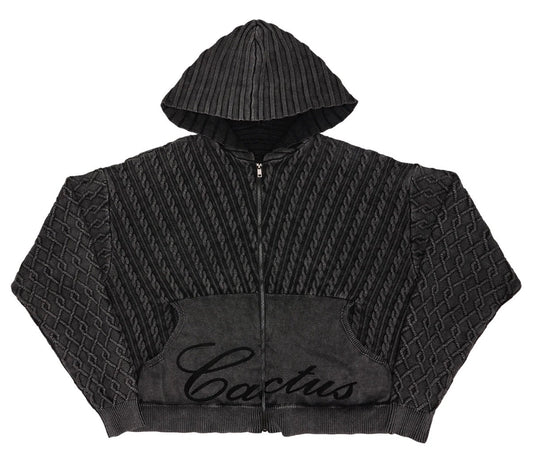 AZVA Chain Knit Hoodie