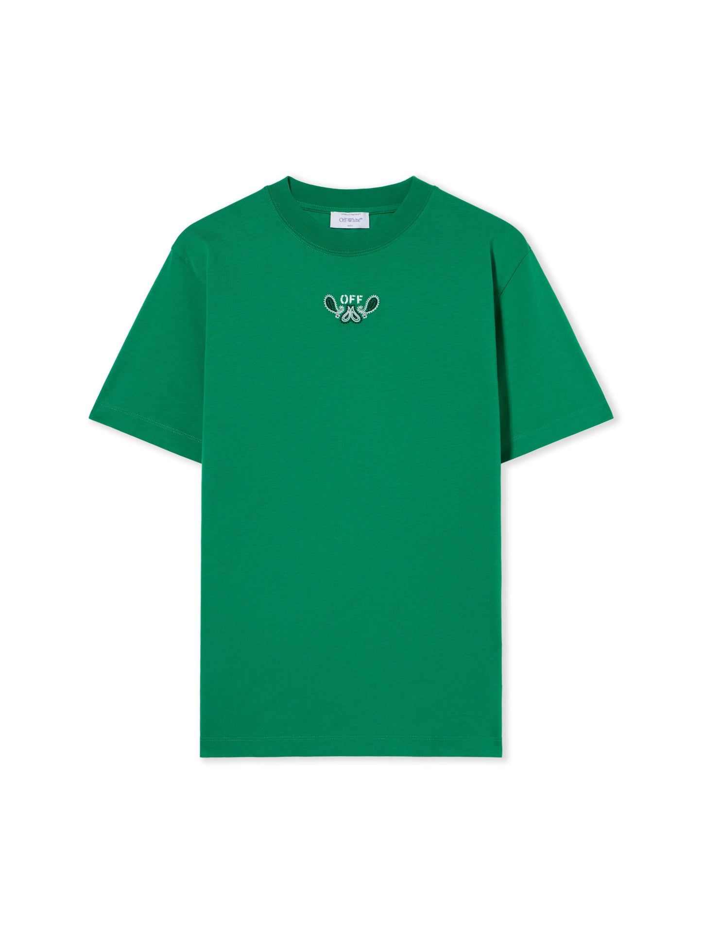 Off White Green Bandana Tee