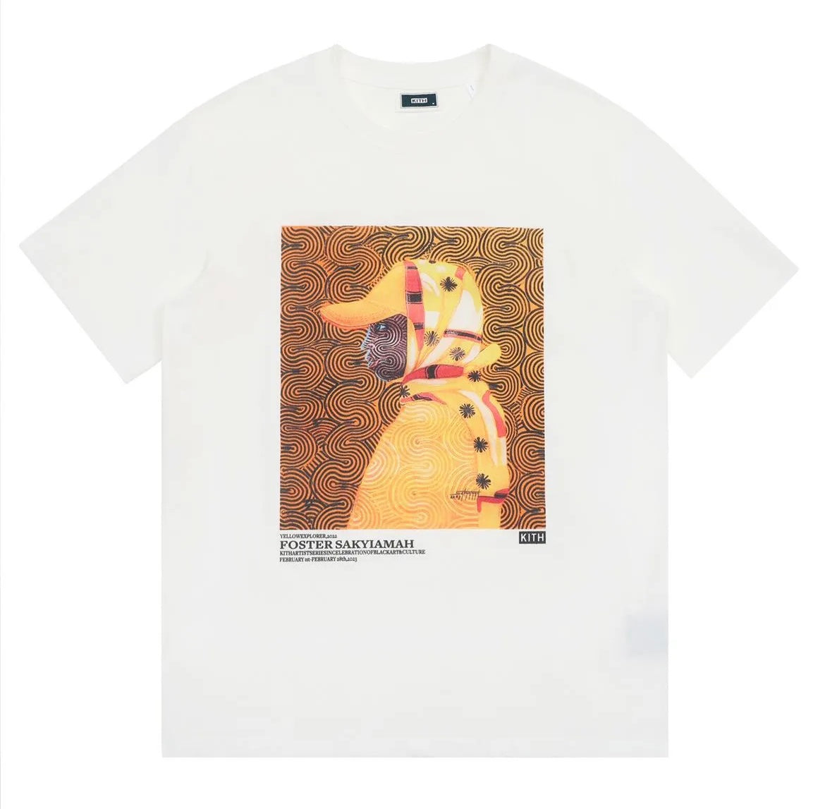 Kith Yellow Explorer White Tee