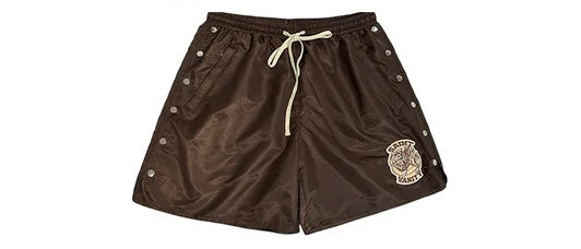 Saint Vanity Brown Nylon Short