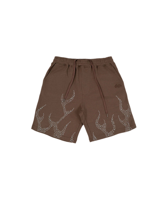 EPTM METAL FLAME SHORTS BROWN