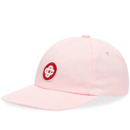 Casablanca Logo Patch Pink Cap