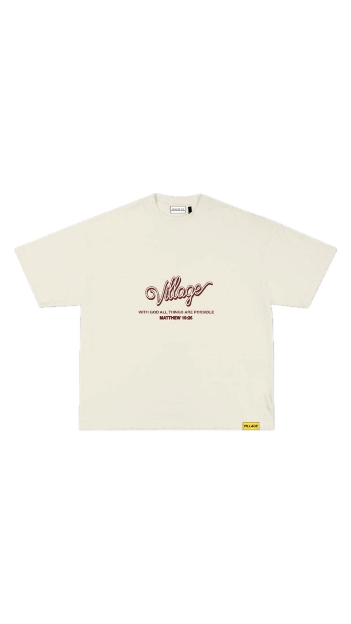 V!llage Cream Matthew Tee