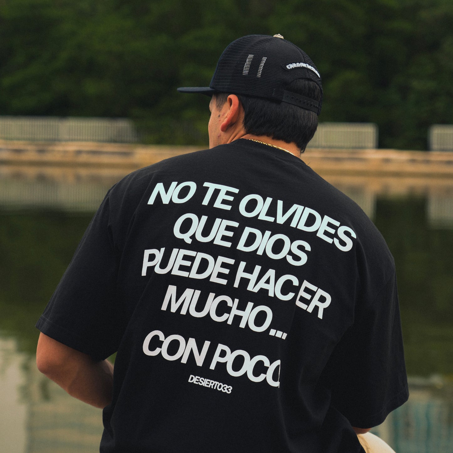 Desierto Tres Tres Black Tee