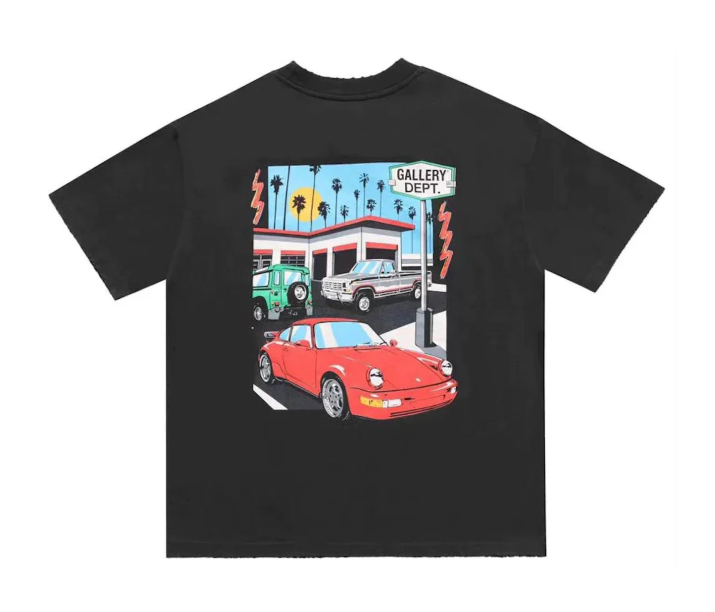 Gallery Dept. Drive Thru Boxy Black Tee