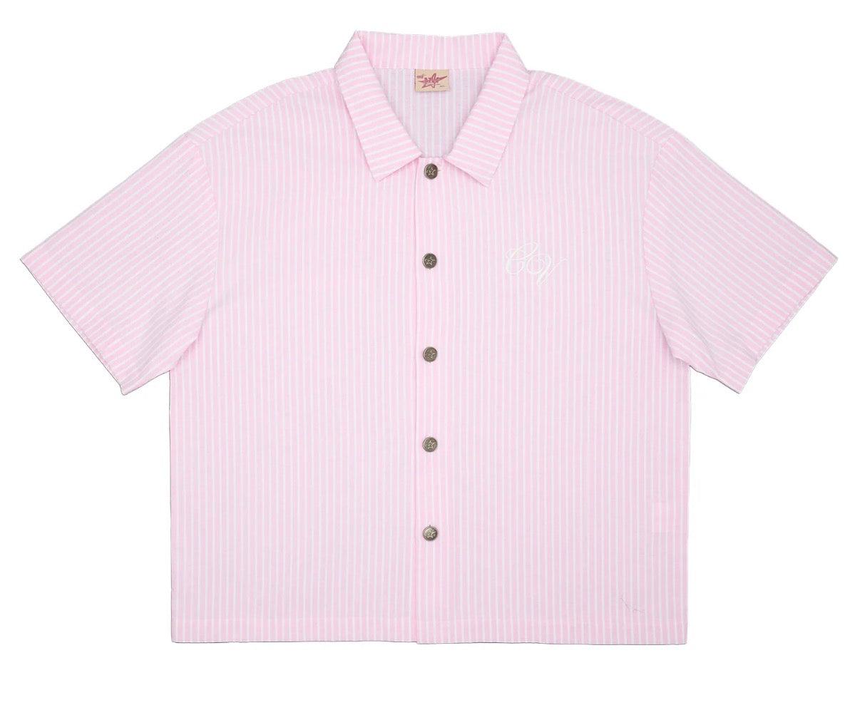 AZVA Bubble Gum Button Up