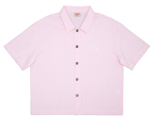 AZVA Bubble Gum Button Up