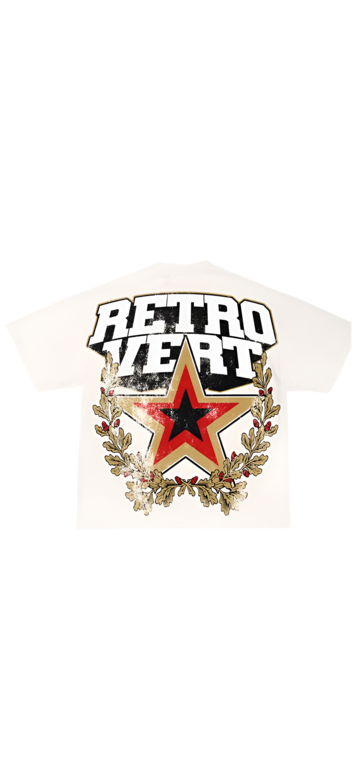 Retrovert White Star Tee
