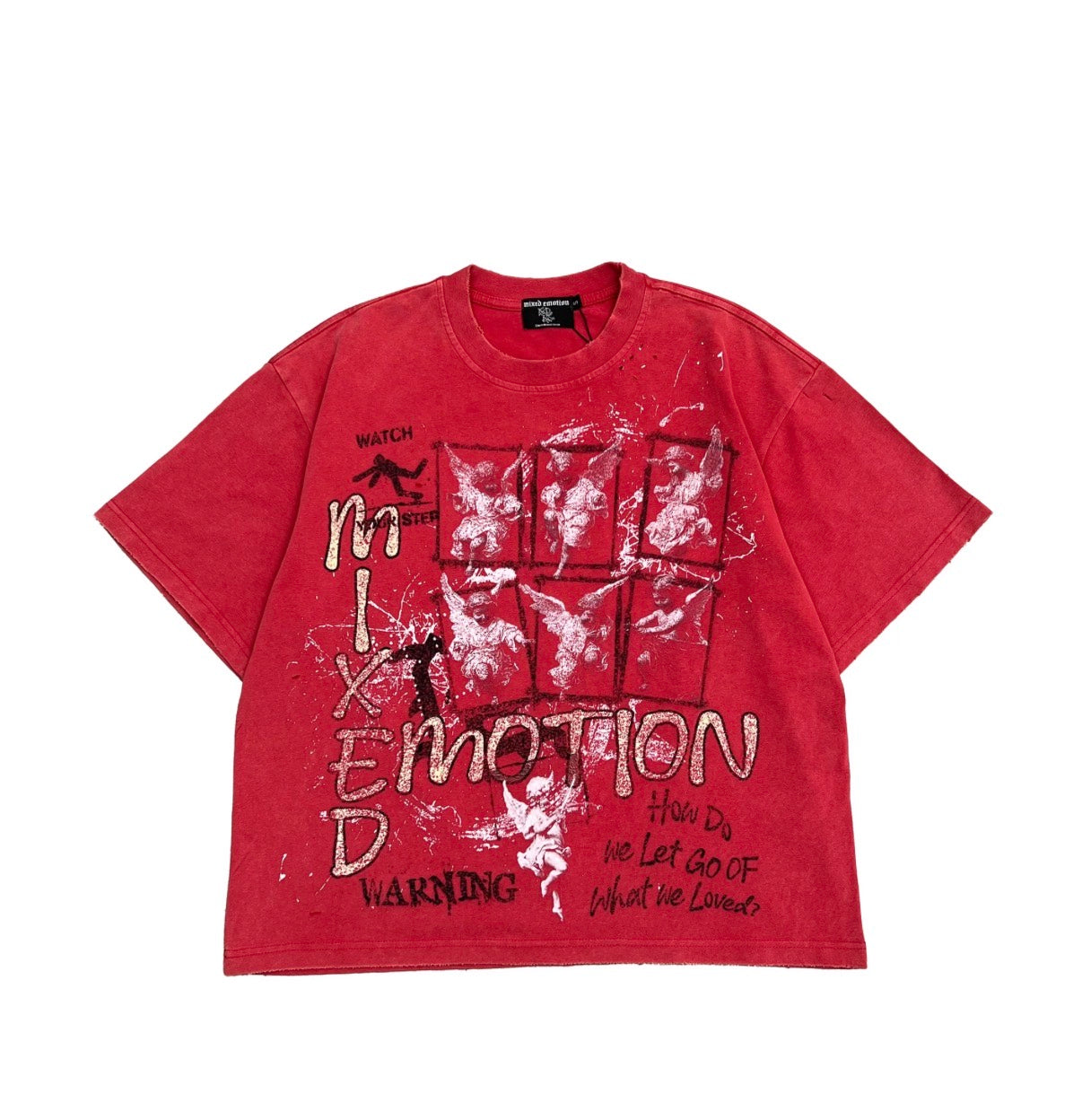 Mixed Emotions Red Crimson Tee