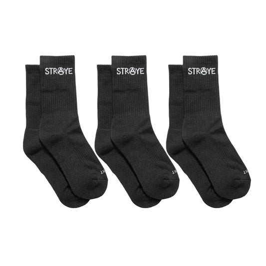 Straye Tre Socks - Black