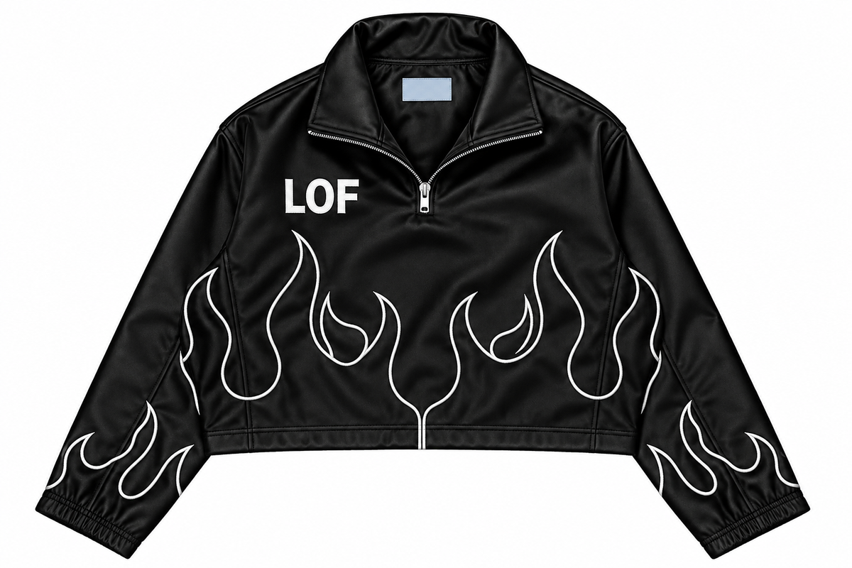 Lemons on Fire SS Black Jacket