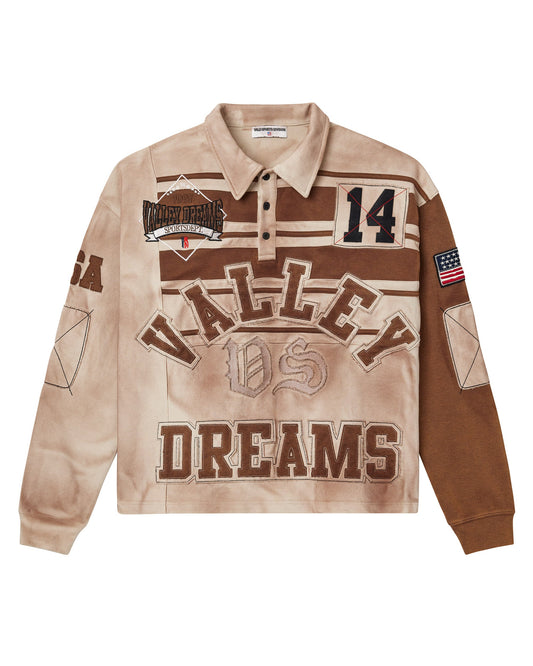 Vale Forever Chocolate Rugby Sweatshirt