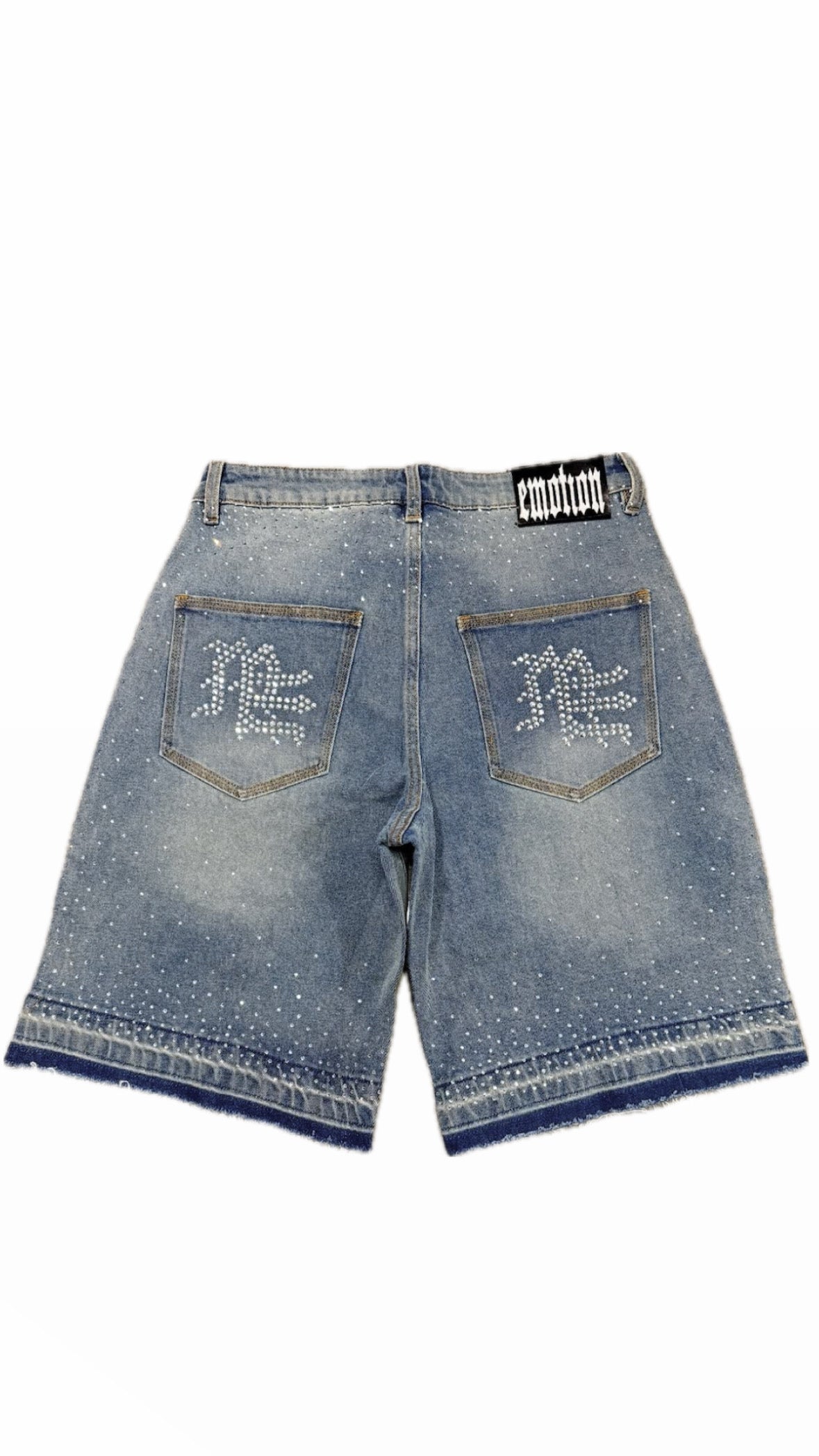 Mixed Emotion Rhinestone Short
