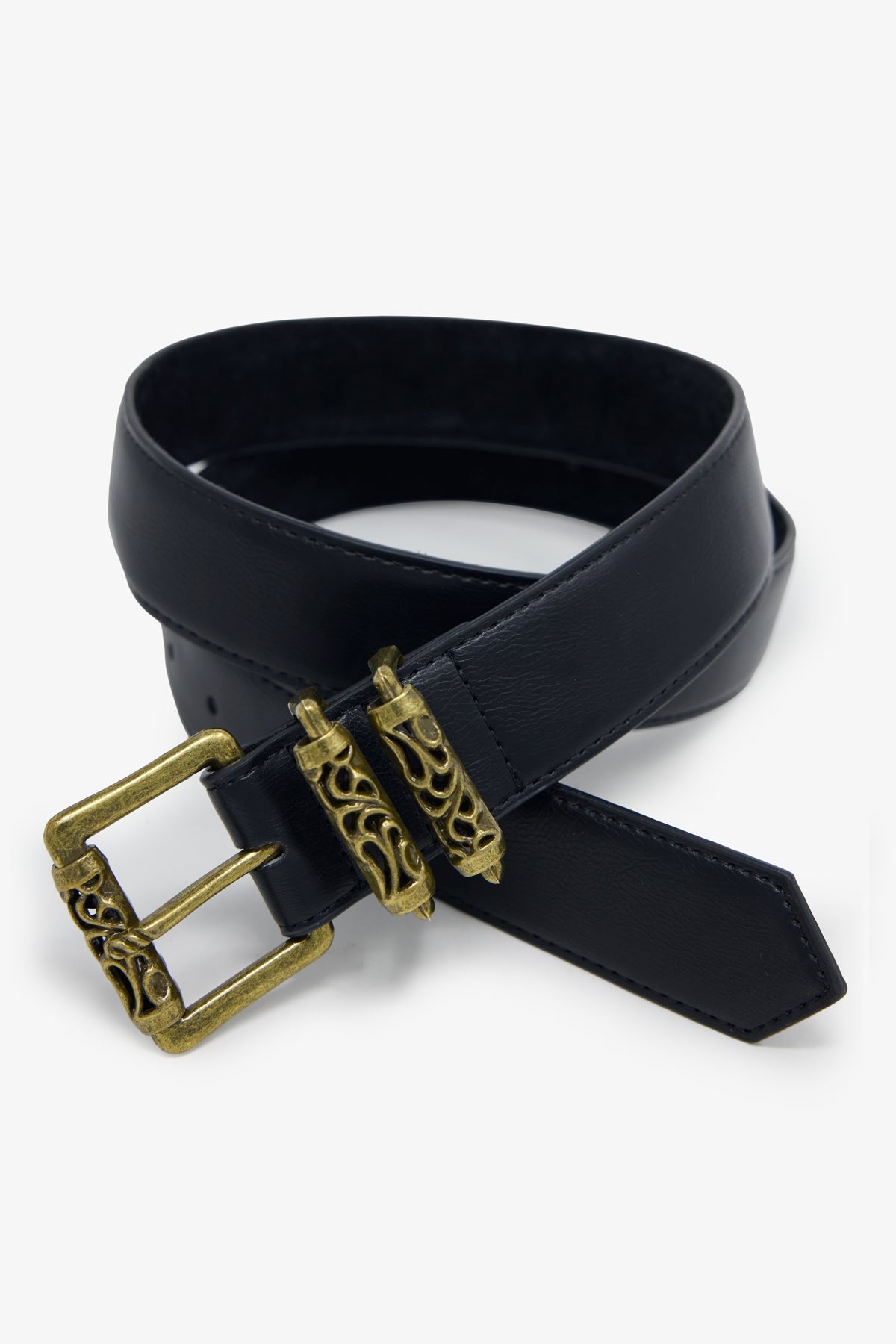 MNML ENGRAVED ROLL BUCKLE BELT