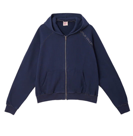 AZVA Blanket Stitch Zip Up Set