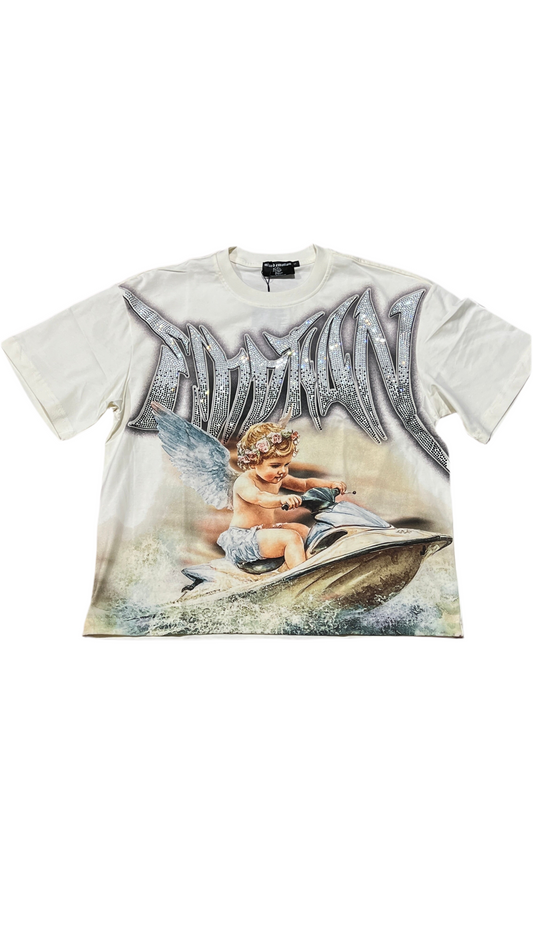 Mixed Emotion Jetski Rhinestone Tee