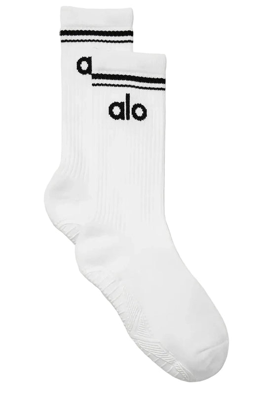 Alo Throwback White Socks