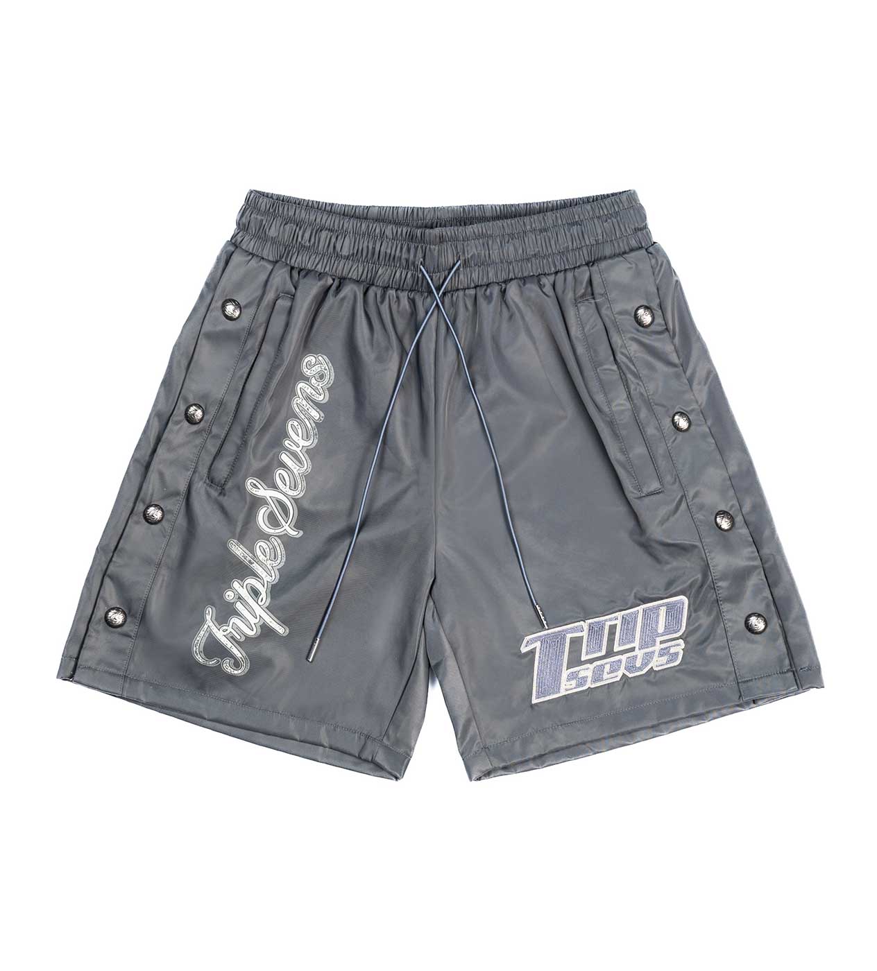 TRIPLE SEVENS NYLON SHORTS GREY