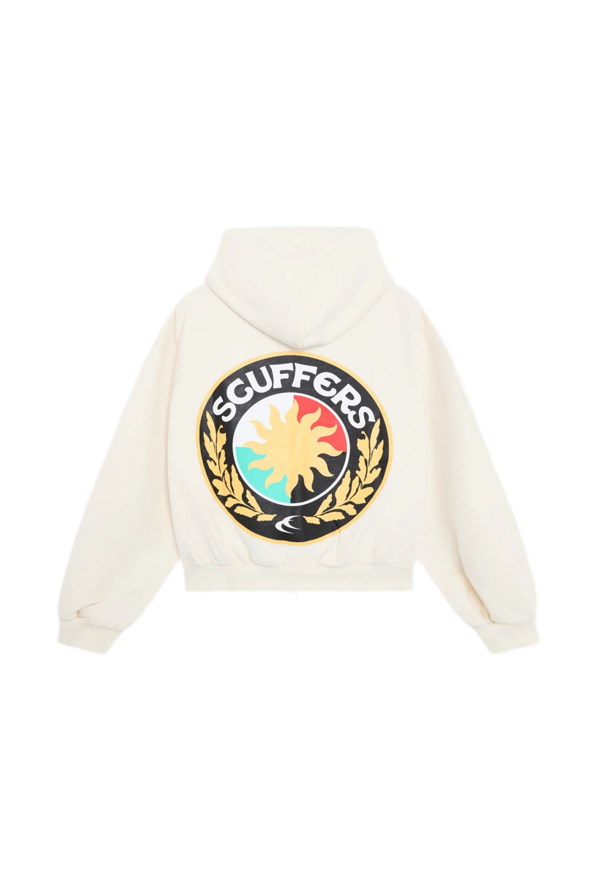 Scuffers Champ Ecru Zipped Hoodie