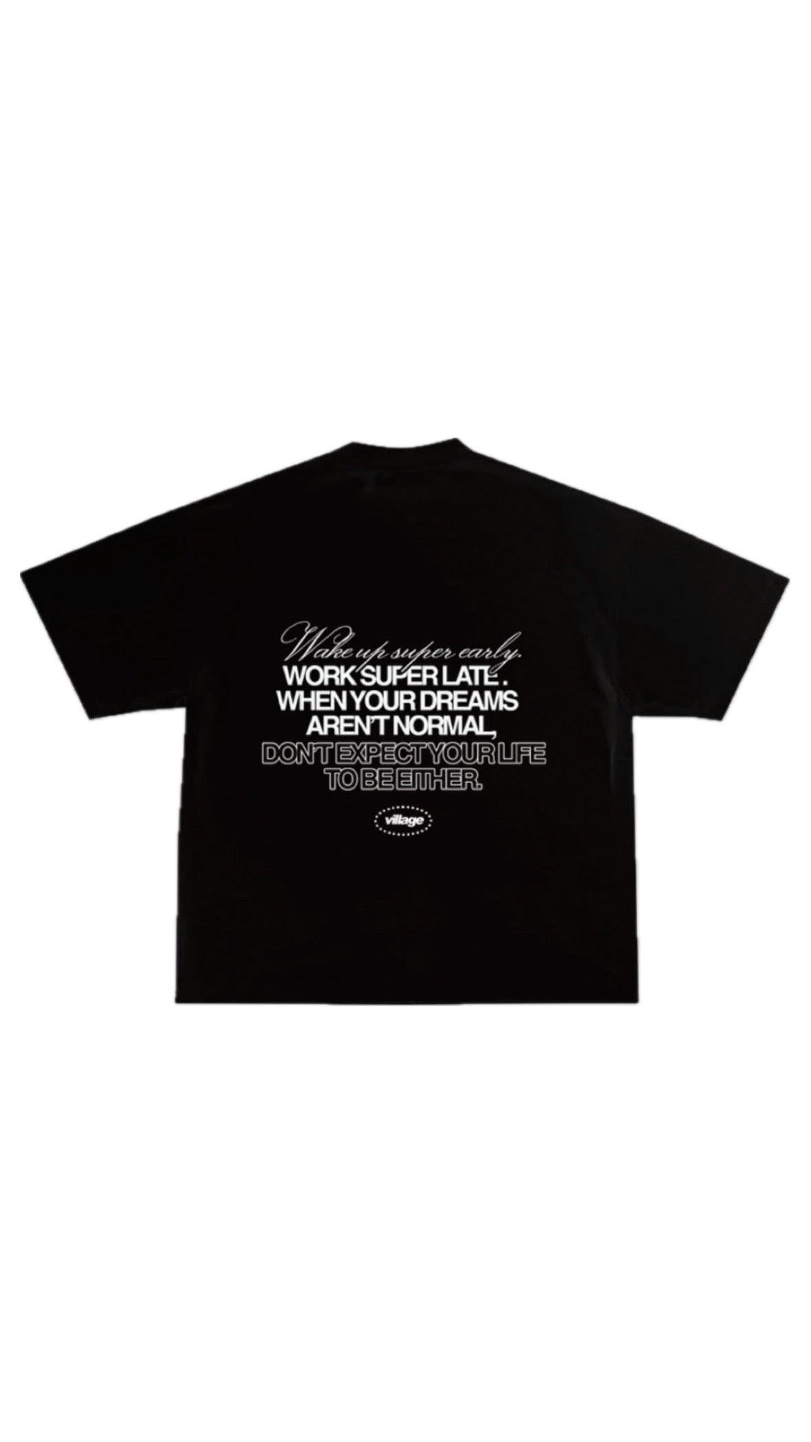 V!llage After Hours Black Tee