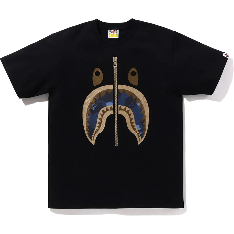 Bape Color Camo Shark Blue Tee