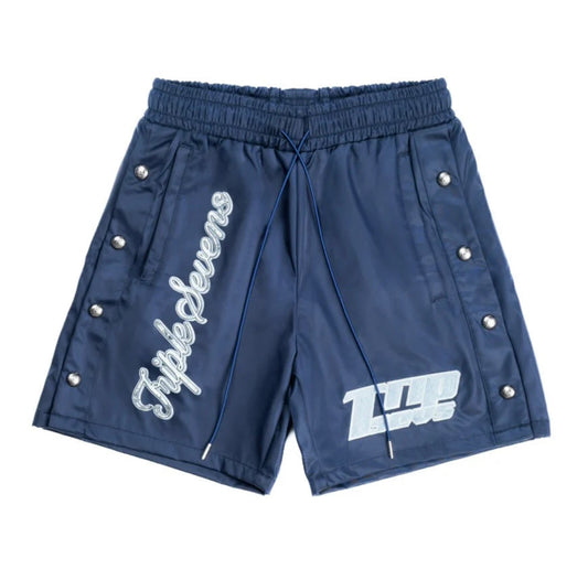 Triple Sevens Nylon Blue Shorts