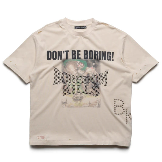Boredom Kills Grim Cream Tee