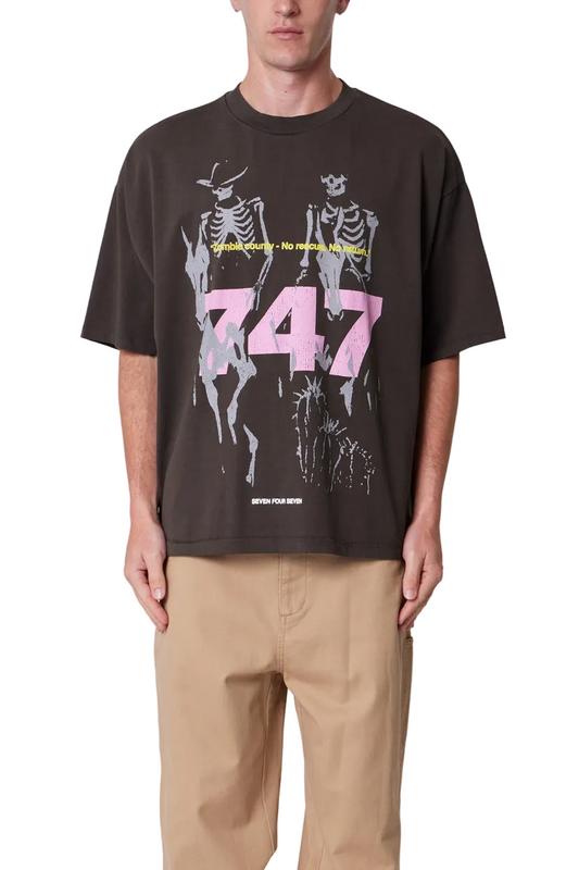 MNML 747 ZOMBIE COUNTRY PRINTED TEE