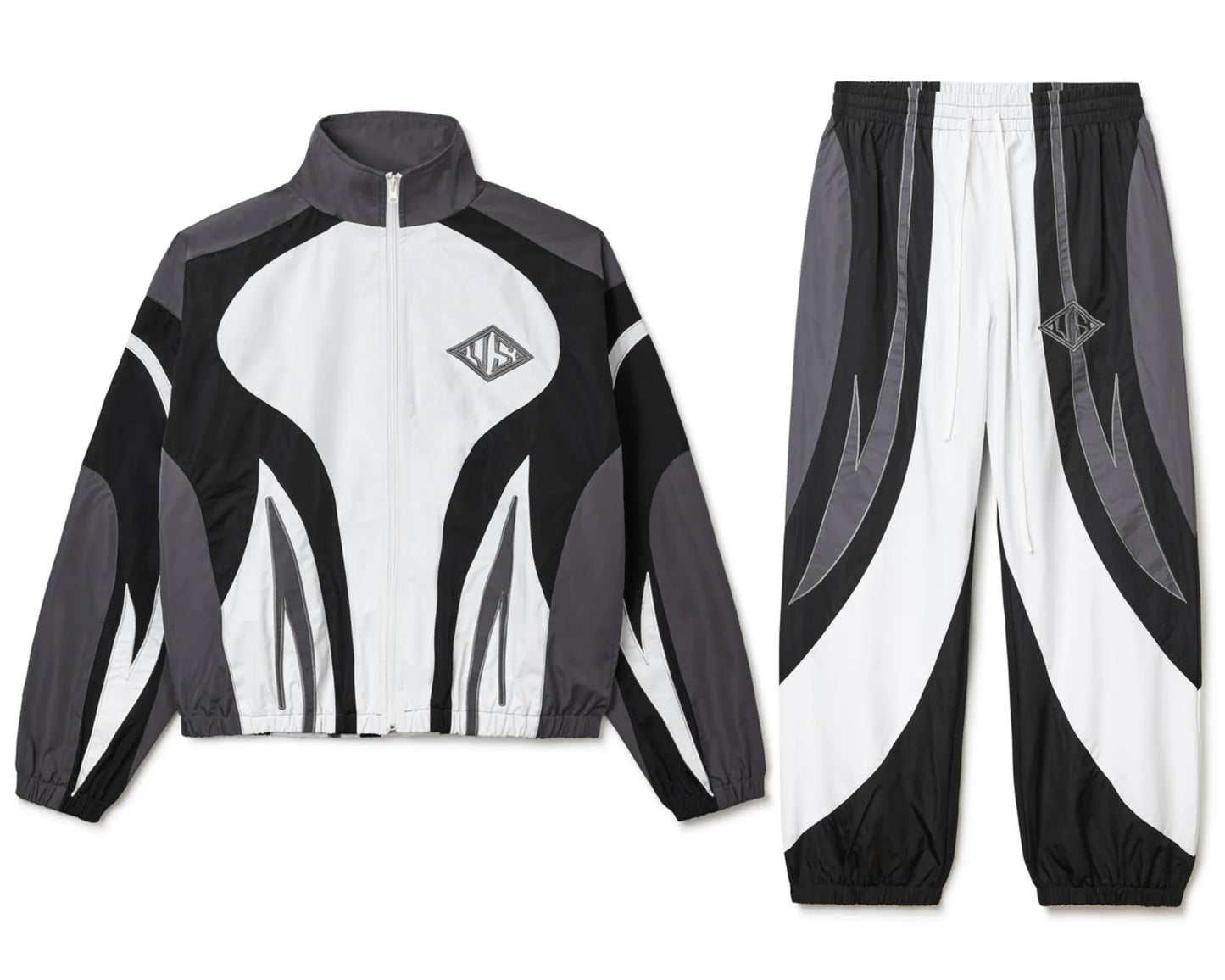 Vale White/Black Tracksuit