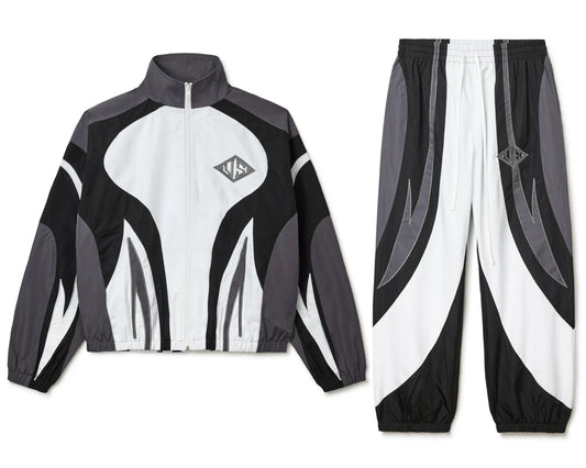 Vale White/Black Tracksuit