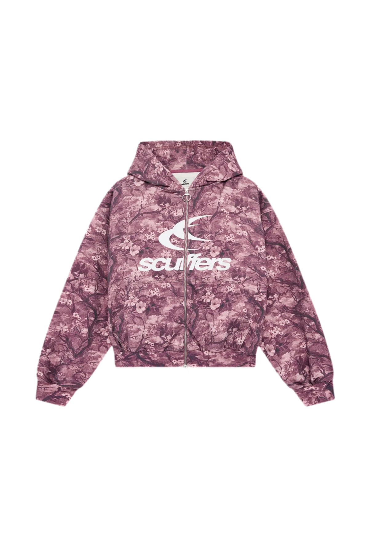 Scuffers Real Flower Burgundy Zipper