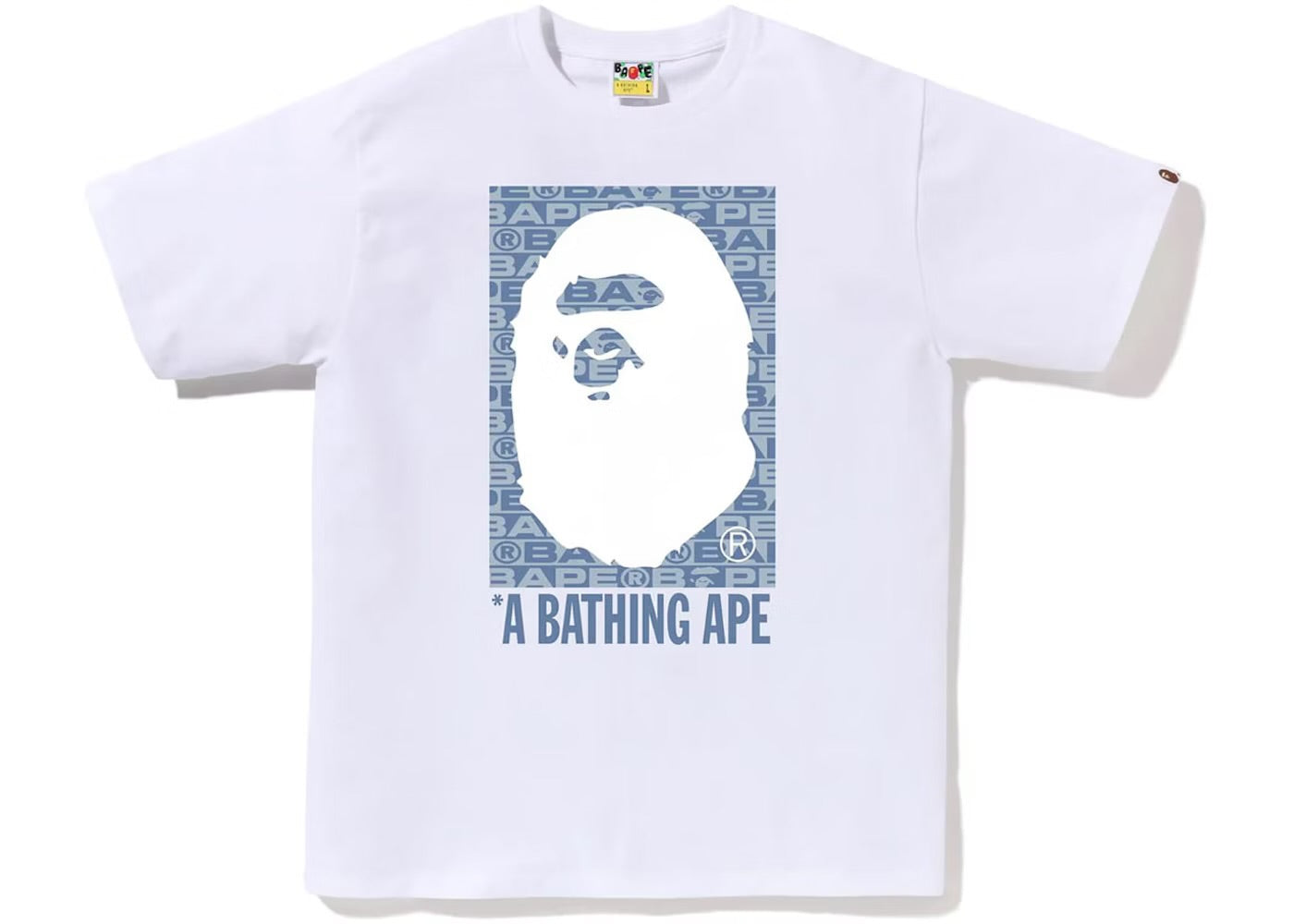 Bape Lux Sport Pattern White Tee