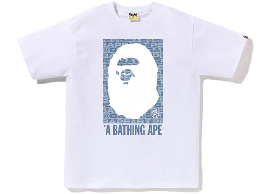 Bape Lux Sport Pattern White Tee