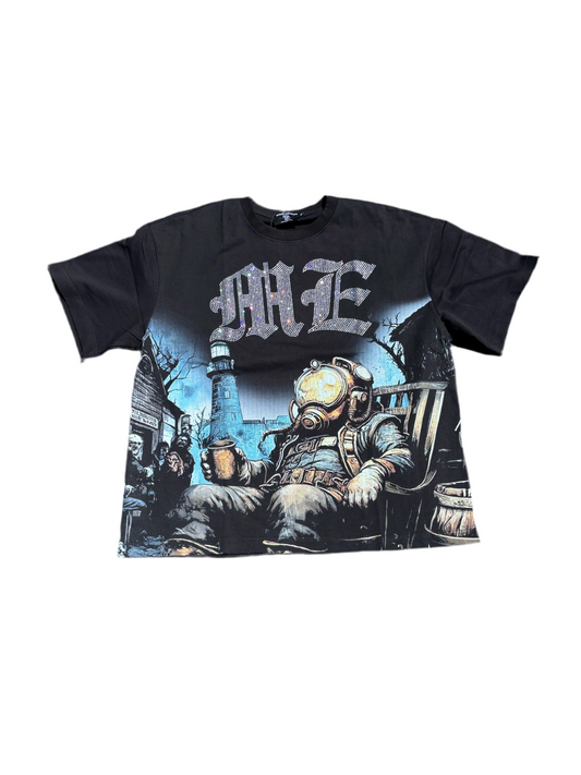 Mixed Emotion Astronaut Rhinestone Tee