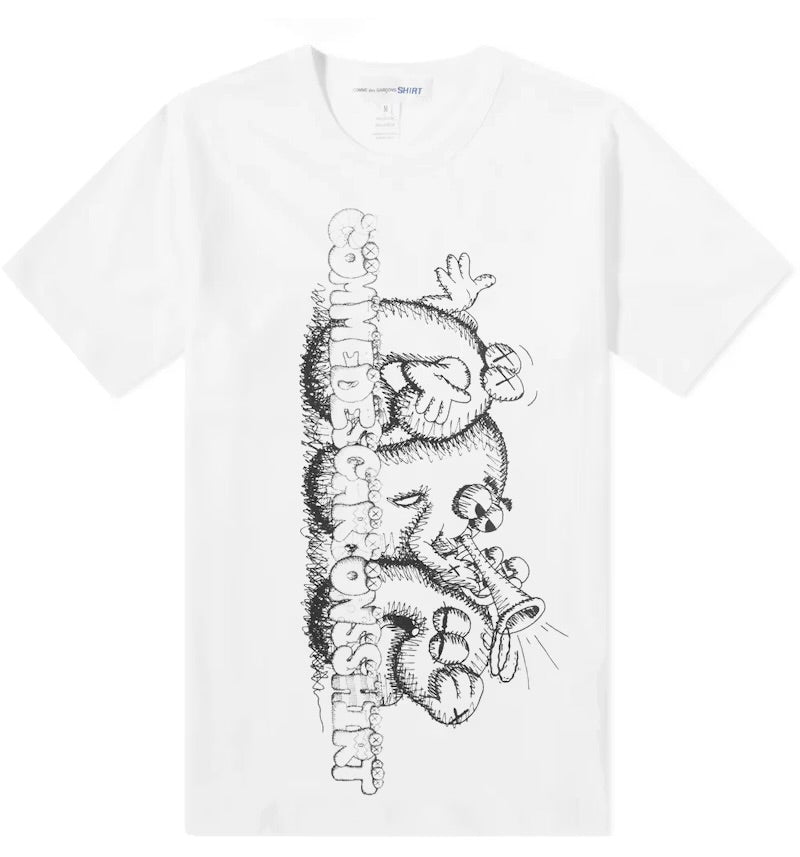 Kaws CDG White Tee