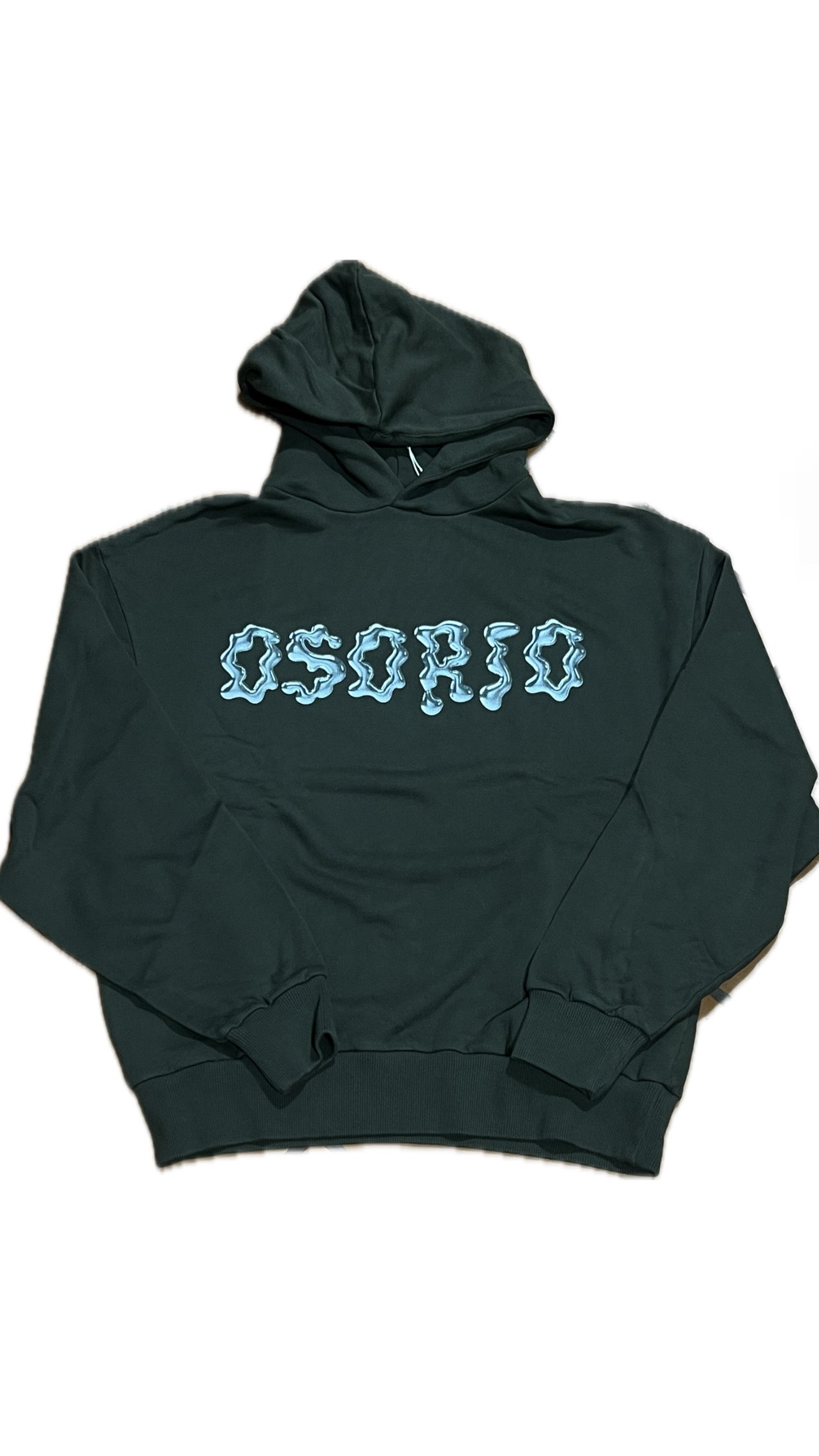 Osorio Chome Logo Brown Hoodie