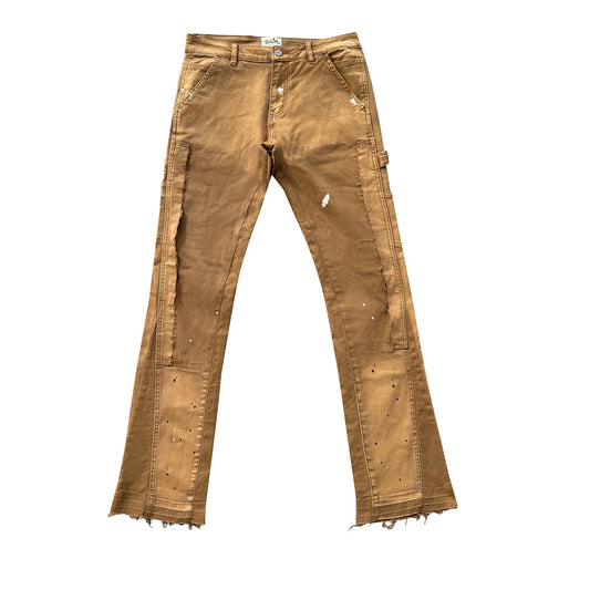 Triple Sevens Flare Pants Khaki