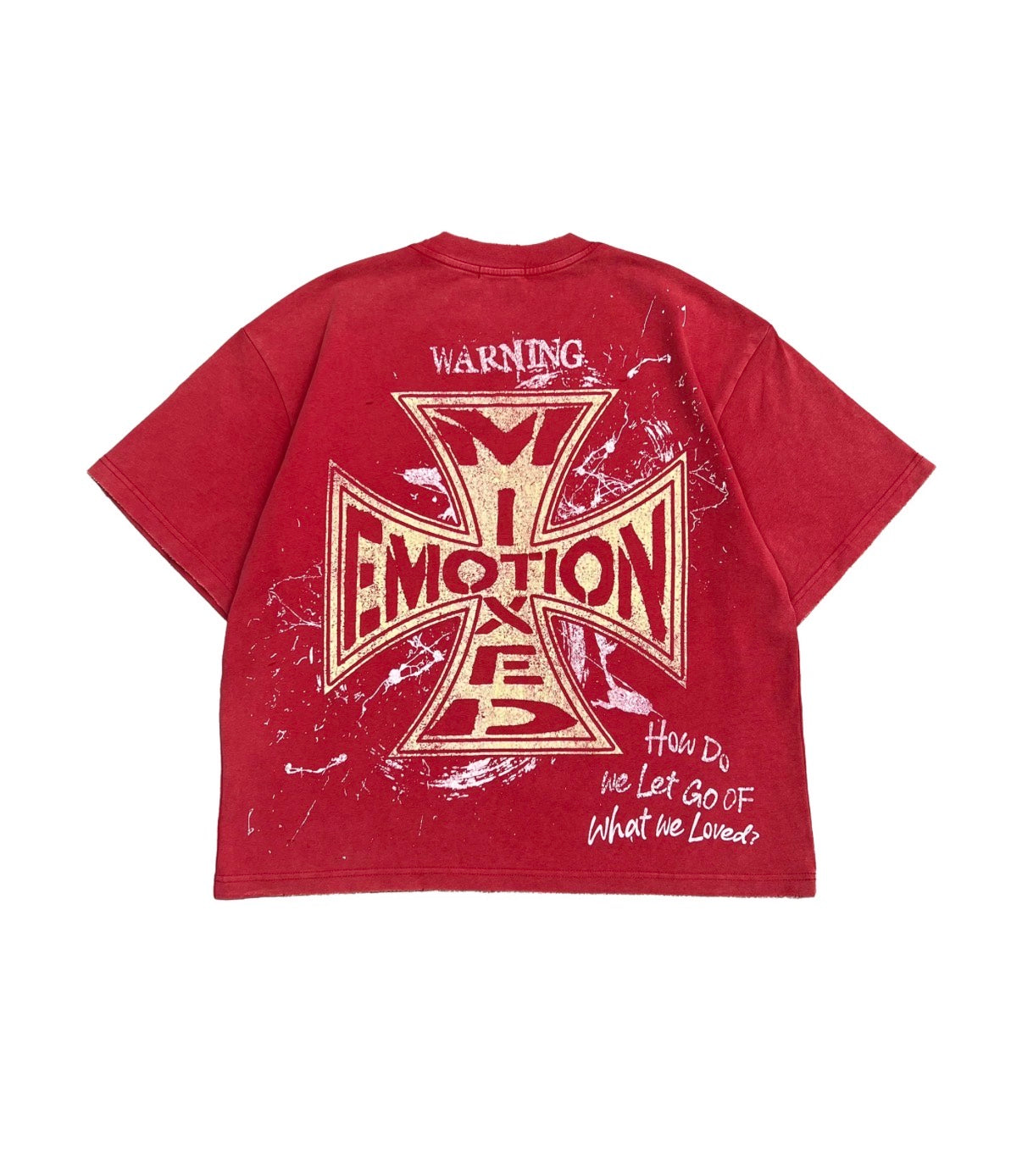 Mixed Emotions Red Crimson Tee