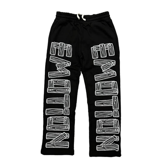 Mixed Emotion Black “Artist” Sweatpants