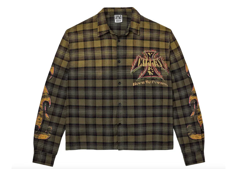 Vale Forever Reborn Flannel Green