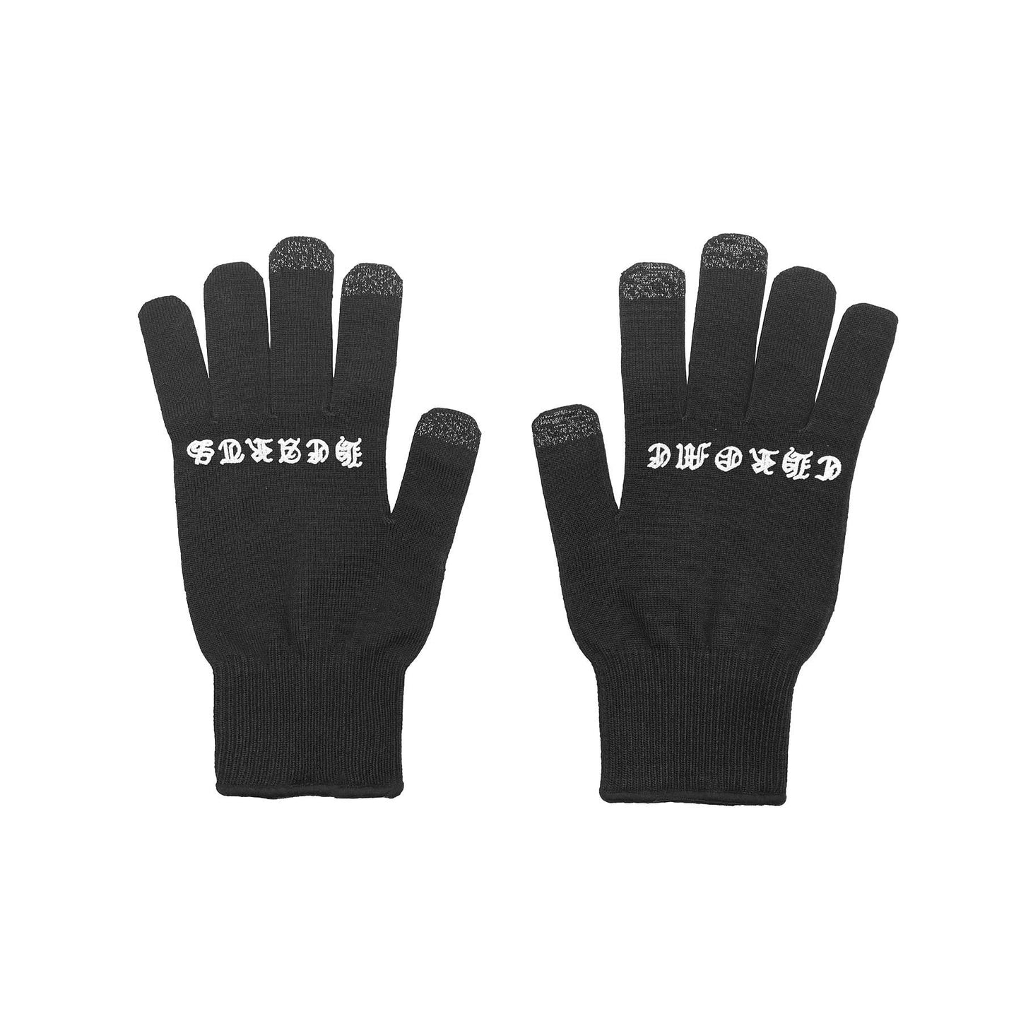 Chrome Hearts Black Gloves
