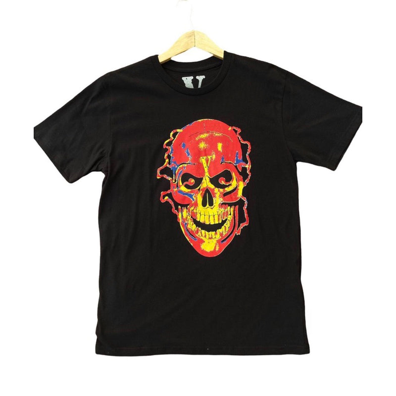 Vlone Skull Black Tee