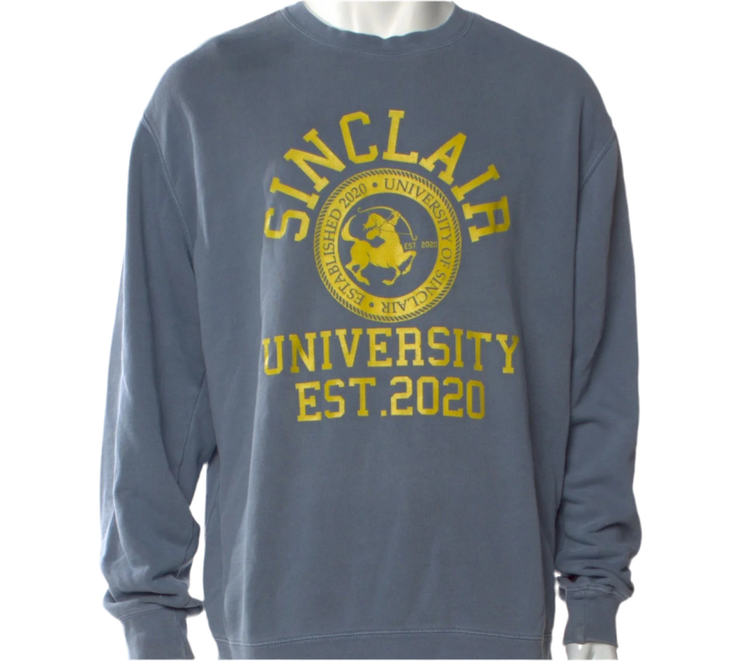 Sinclair University Blue/Yellow Sweatshirt
