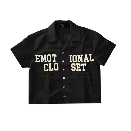Mixed Emotion Black “Backyard” Nylon Tee