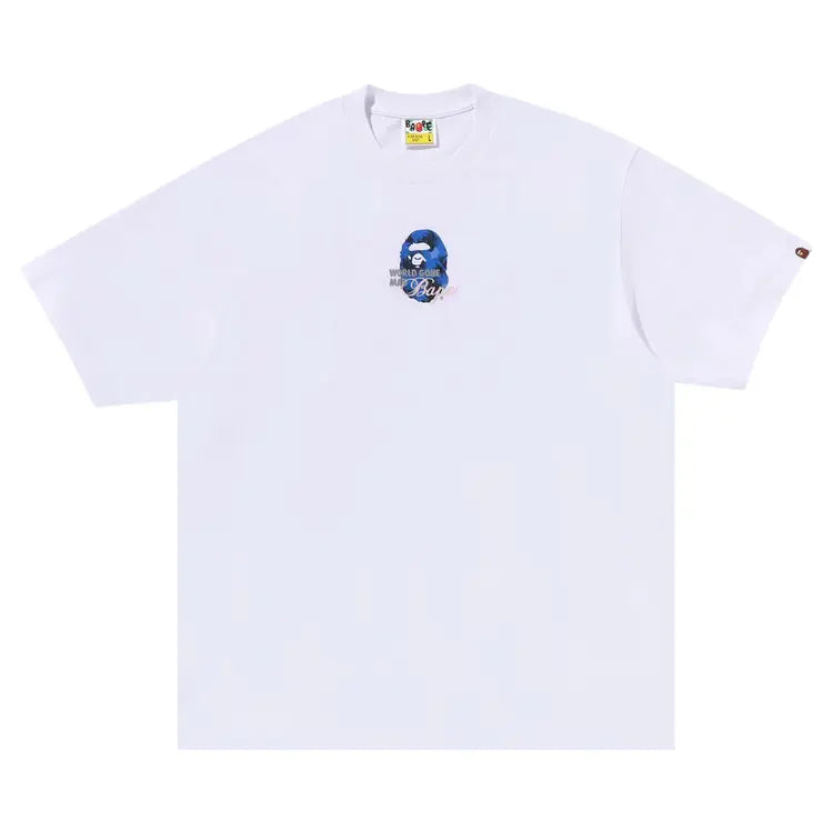 Bape Floral Solid Camo White Tee