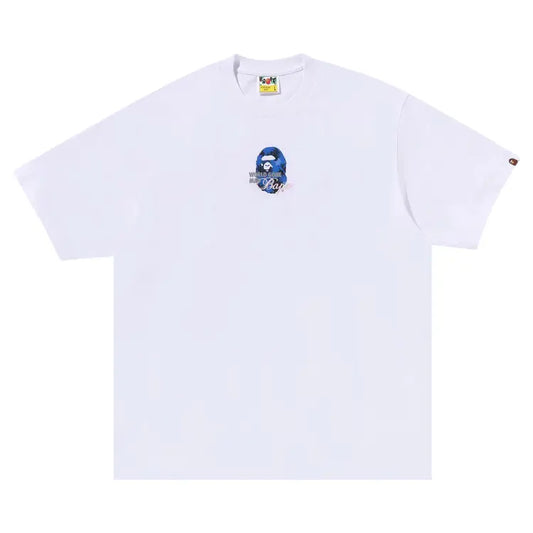 Bape Floral Solid Camo White Tee