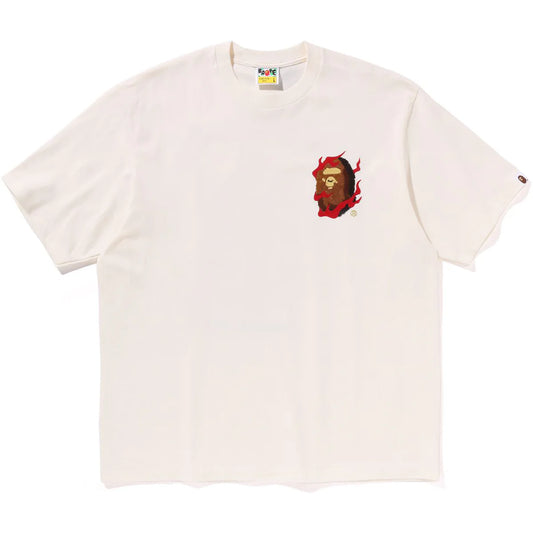 Bape Souvenir Relaxed Fit Ivory Tee