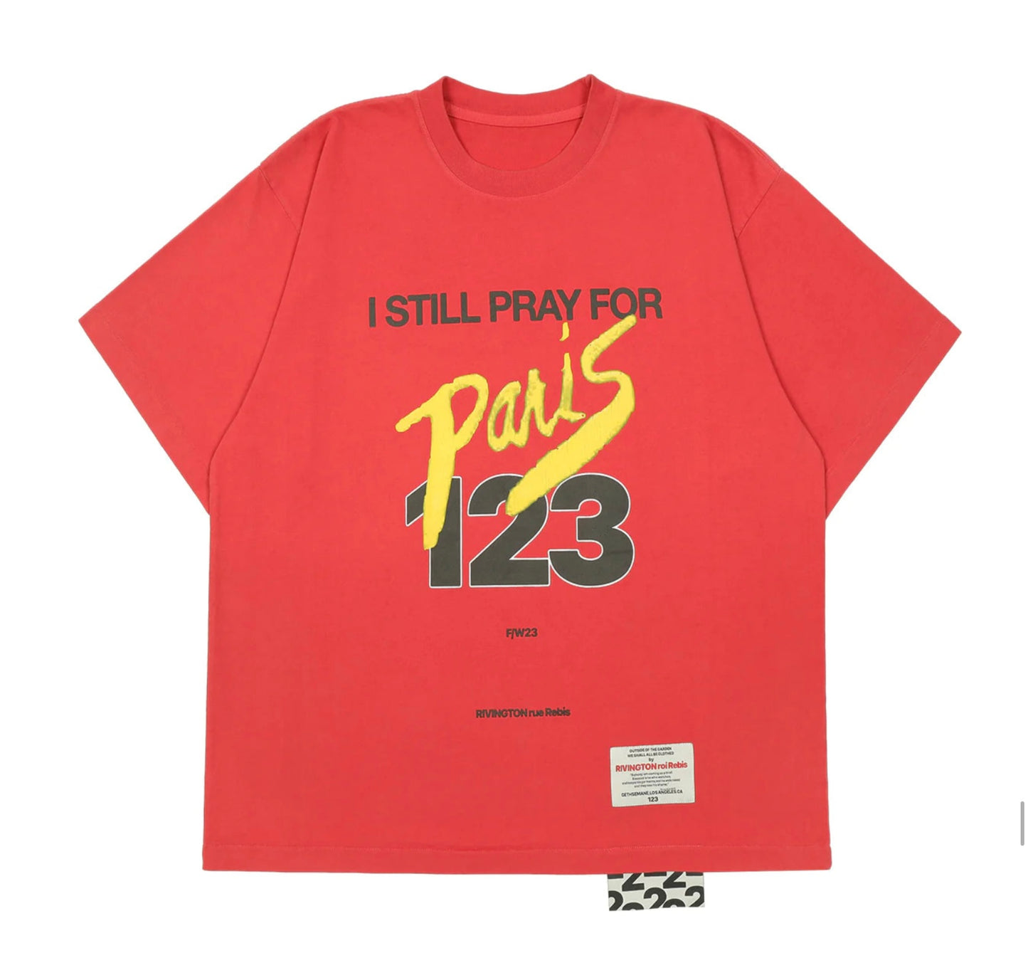 RRR 123’s I Still Pray For Paris Tee