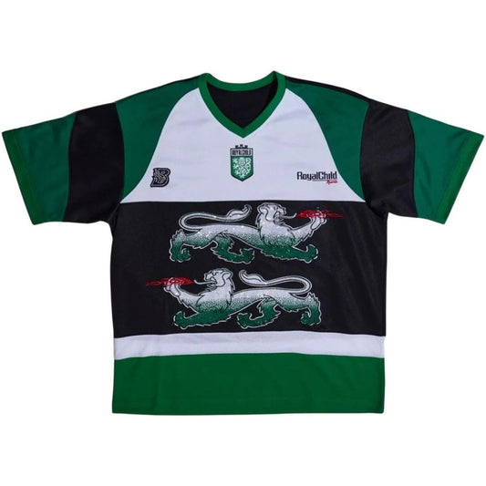 Birth of Royal Child Double Lion Rhinestones Jersey